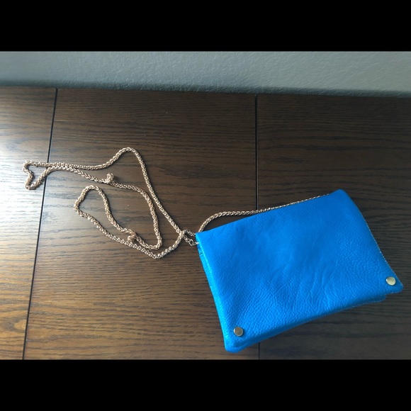 Urban Outfitters Handbags - Blue and gold Urban Outfitters Purse